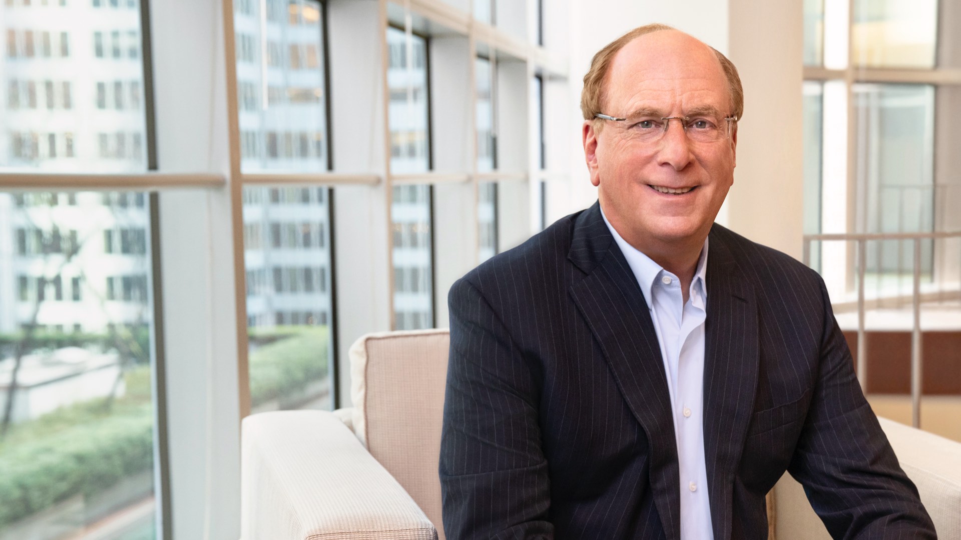 A photo of Larry Fink, BlackRock’s Chairman and CEO