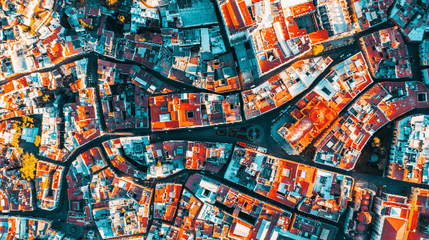 Cidade vista de cima