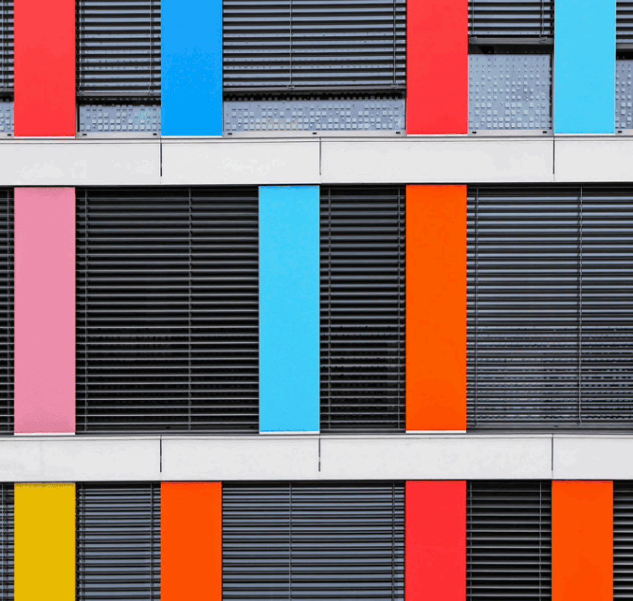 Colorful storage unit
