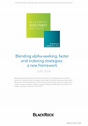 Blending alpha-seeking, factor and indexing strategies: a new framework