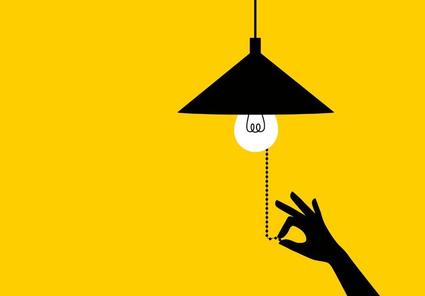Illustration of light bulb