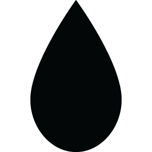 Water drop symbolizing liquidity