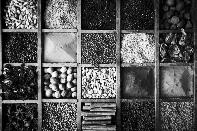 assortment of spices