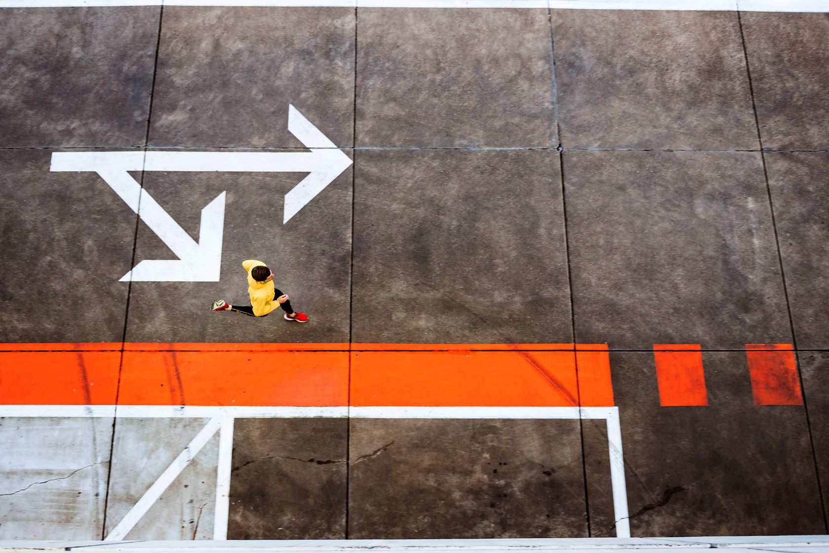 Running in alternate directions