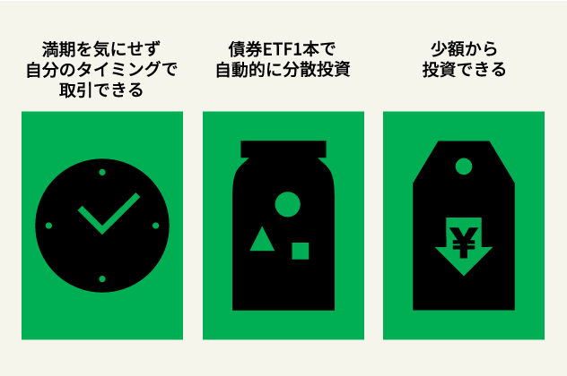 債券に投資するなら債券ETFがおすすめ