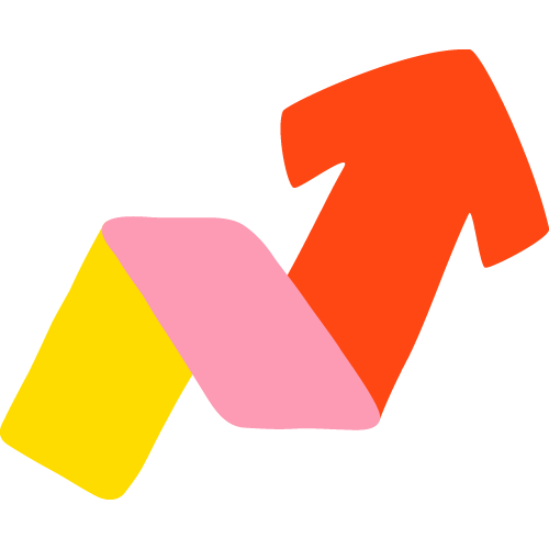 Upward swirling arrow 
