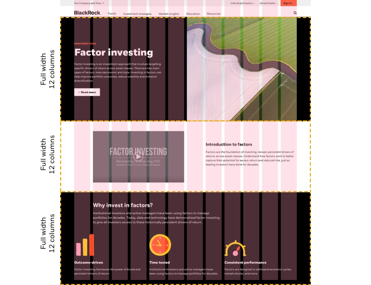 Component & page layouts