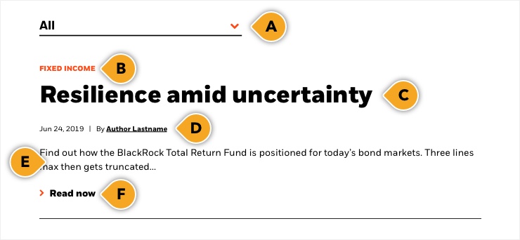 Dynamic article list reference guide