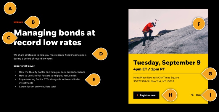 Event + Webinar Rules