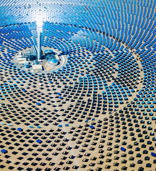 Futuristic Solar Thermal Power Station