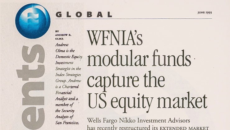 WFNIA’s Modular Funds Capture the U.S. Equity Market