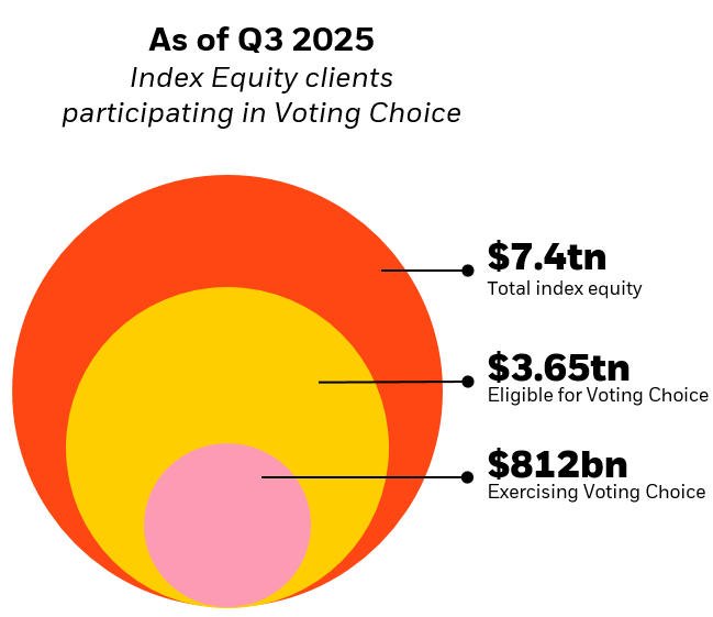 BlackRock Voting Choice AUM