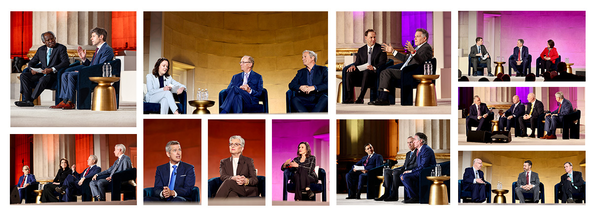 Larry Fink sits on a panel at the Inaugural Pennsylvania Energy and Innovation Summit