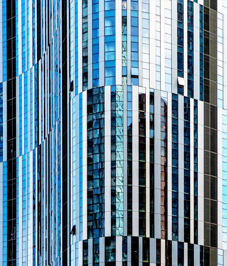 Blue and black windows