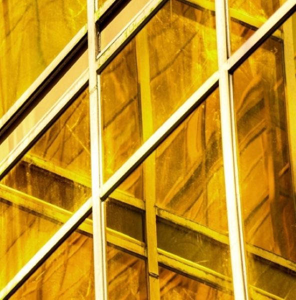 Yellow staircase