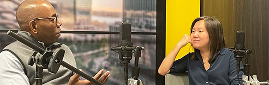 Sue Zheng and Afwa Kandawire