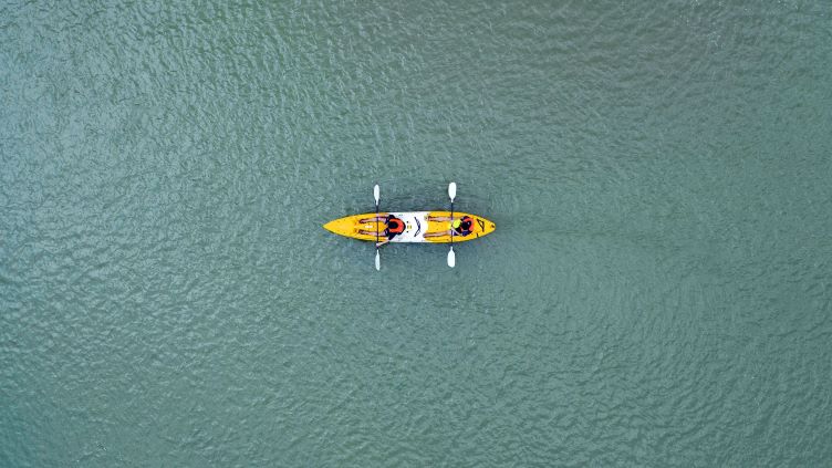 Kayak on the water