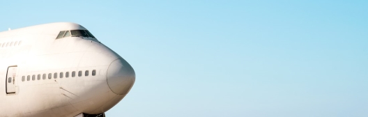 The front part of the plane