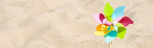 colorful paper windmill