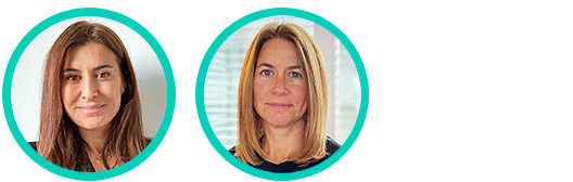 Paola Papanicolaou and Victoria Kent