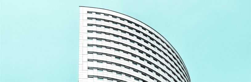 A building with a curved top