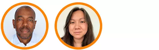 Sue Zheng and Afwa Kandawire