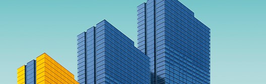 A group of tall buildings