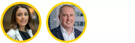 Meera Jessa and Ultan Geraghty