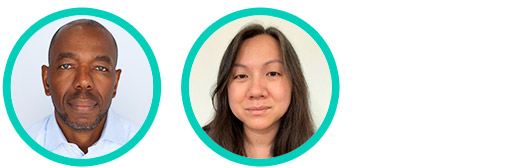 Sue Zheng and Afwa Kandawire