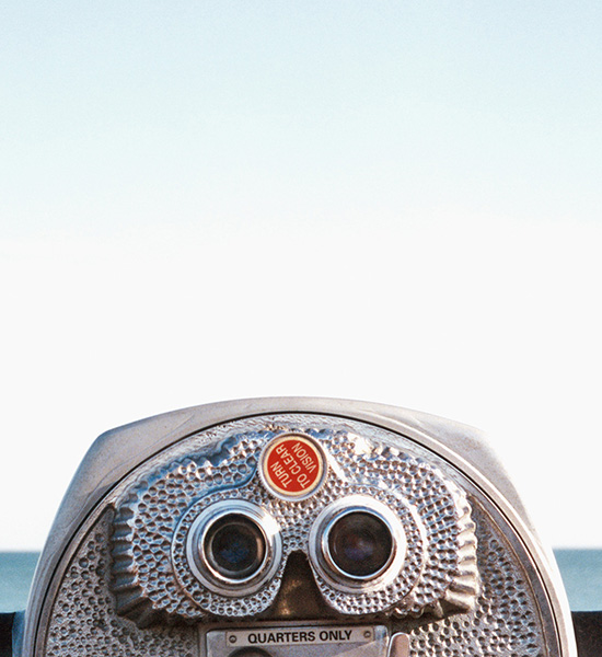 An image of binocular looking out into the distance