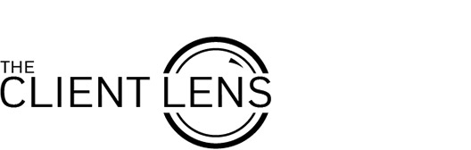 Image the wording client lens overlayed a yellow circle