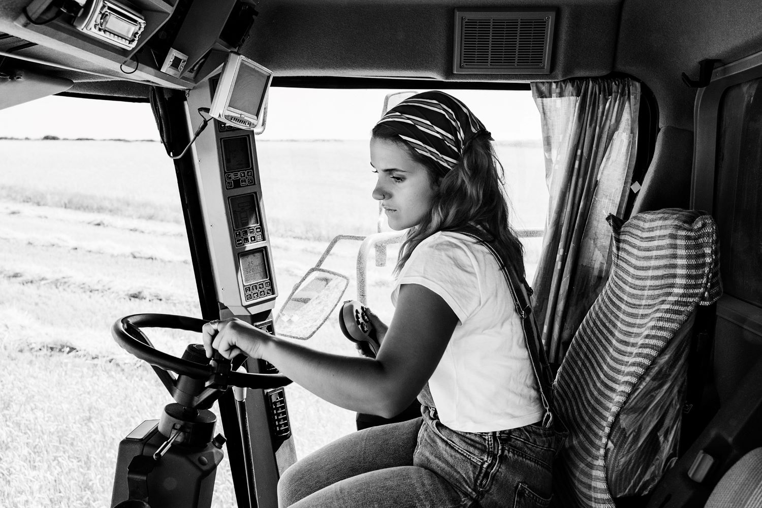 image of lady driving