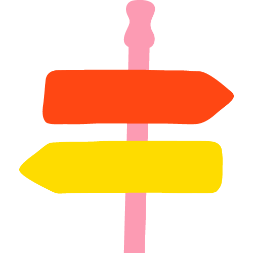 Direction post
