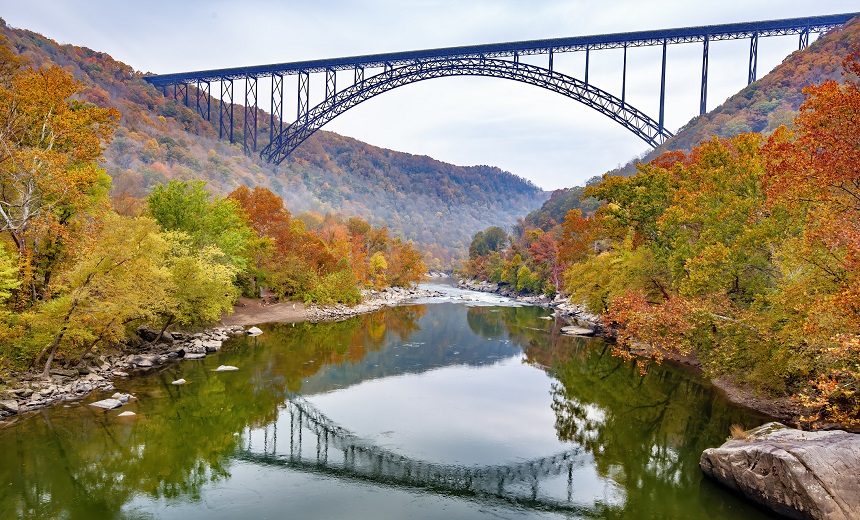 Bridge above the river