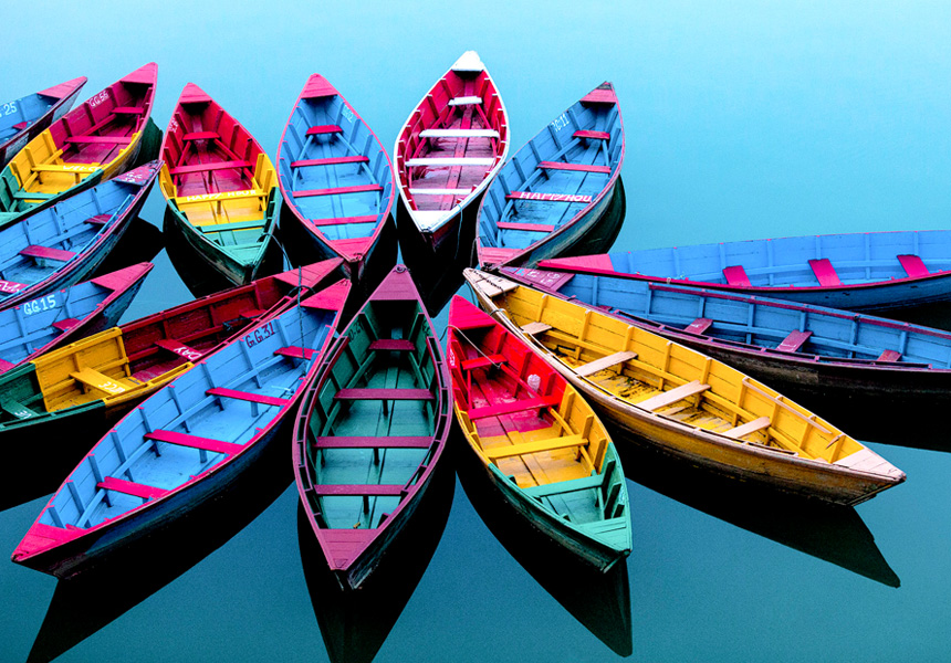 Colorful boat
