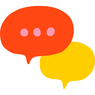 Icon of convo bubbles