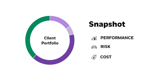 Client portfolio chart
