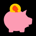 Piggy bank icon