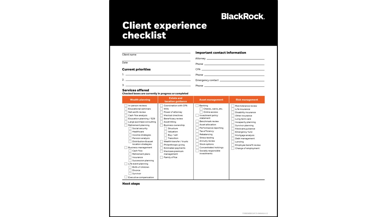 Client Experience Checklist thumbnail