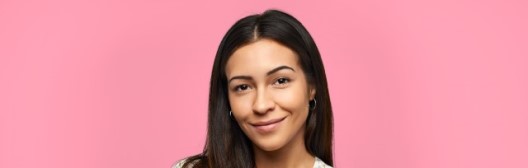 Woman investor smiling