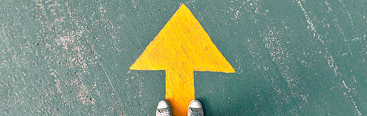 an image of an arrow pointing up