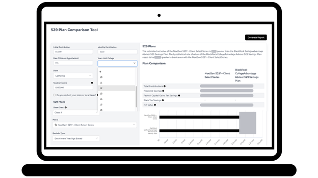 529 plan comparison tool image