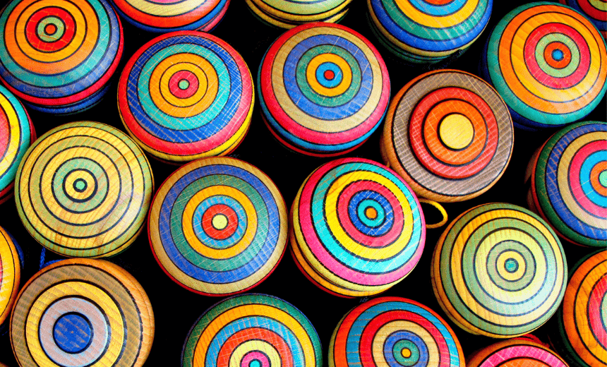 Colorful circle patterns