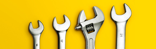 Collection of wrenches