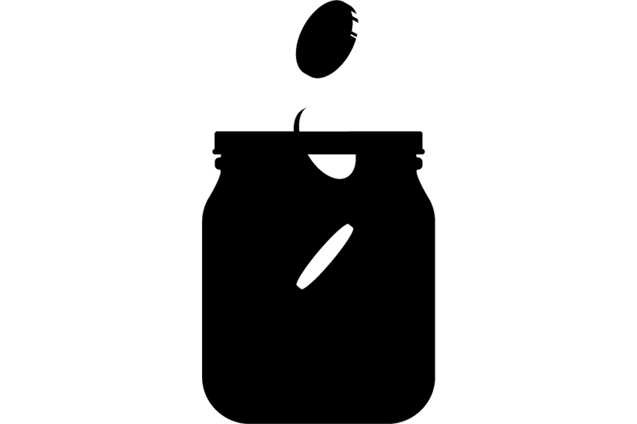 coins in jar