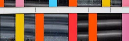 Image shows colored panels