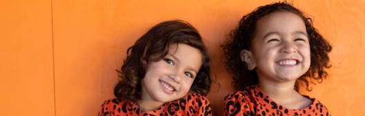 school-aged girls smiling