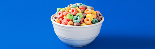 A bowl of diversified cereal
