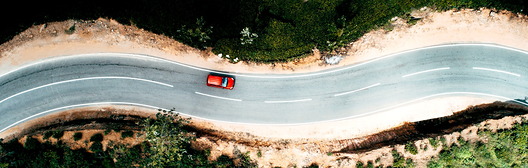 Navigating car