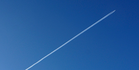 diagonal line in the blue background